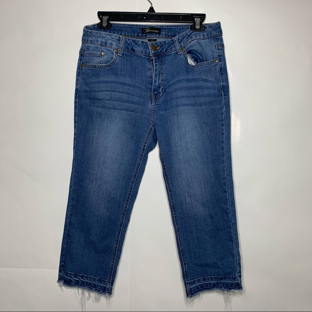 Baccini Cropped Denim Jeans Size 8